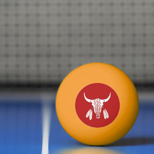 Red Ghost Dance Buffalo yg 1 ster ping pongball Pingpongballen
