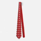 Red Ghost Dance Buffalos necktie Stropdas (Voorkant)