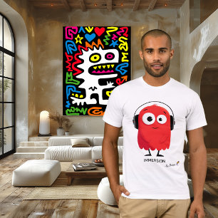 Red Ghost-Shirt ONDERDOMPELING - door ontwerp T-shirt
