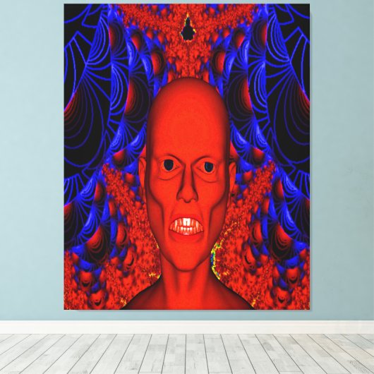 Red Ghoul Canvas Afdruk (Insitu (Houten vloer))