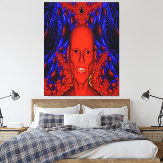 Red Ghoul Canvas Afdruk (Insitu (Slaapkamer))