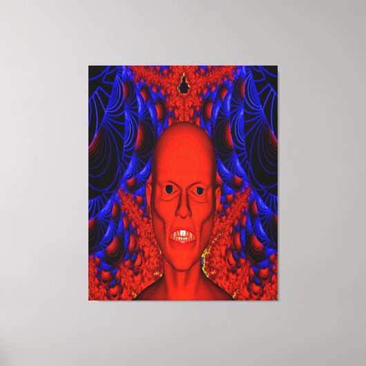 Red Ghoul Canvas Afdruk (Voorkant)