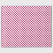 Red Gingham. Cadeaupapier (Vlak)