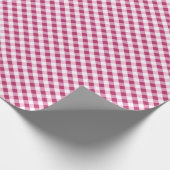 Red Gingham. Cadeaupapier (Hoek)