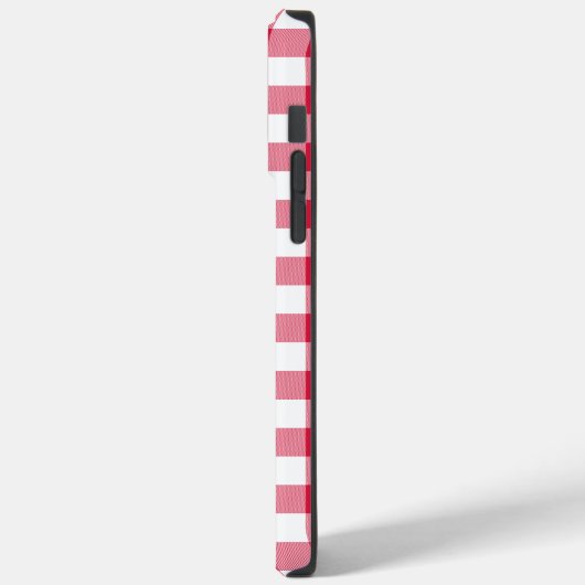 Red Gingham Case-Mate iPhone Case (Achterkant / Links)