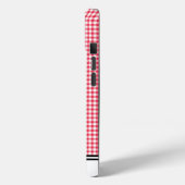 Red Gingham Custom Samsung Case-Mate iPhone Case (Achterkant / Links)
