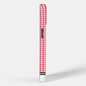 Red Gingham Custom Samsung Case-Mate iPhone Case (Achterkant / Rechts)