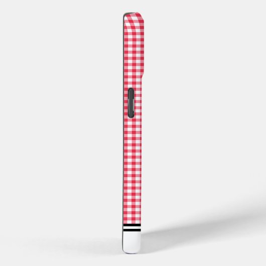 Red Gingham Custom Samsung Case-Mate iPhone Case (Achterkant / Rechts)