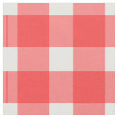 Red Gingham Design Stof (Close Up)