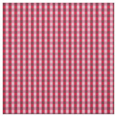 Red Gingham Fabric Stof (Swatch)