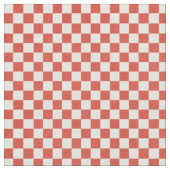 Red Gingham Fabric Stof (Close Up)