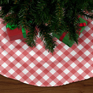 Red Gingham Kerstboom Rok