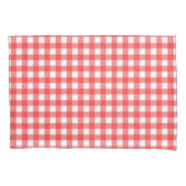 Red Gingham Kussensloop (Voorkant)