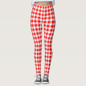 Red Gingham Leggings (Voorkant)