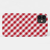 Red Gingham Pattern Case-Mate iPhone Case (Achterkant (horizontaal))