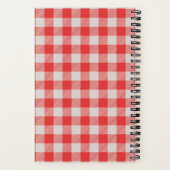 Red Gingham Specialized Cookbook Family Recipes Notitieboek (Achterkant)