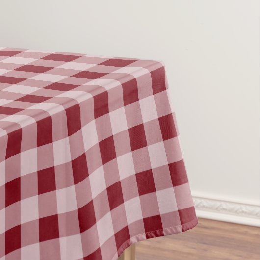 Red Gingham tafelkleed (Voorbeeld)