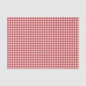 Red Gingham Tissuepapier (Voorkant)