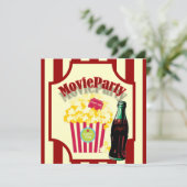 Red Girls Movie Anniversaire Fête Invitation (Debout devant)