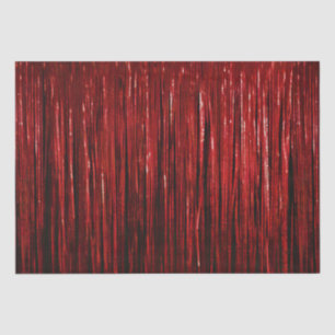 Red Glam Tinsel Stripes Tissuepapier