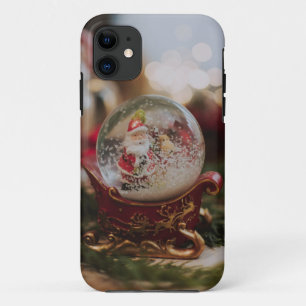 Red Glass Snow Ball iphone draagtas iPhone 11 Hoesje