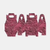 Red Glitter Animal Print Favoriete Box Bedankdoosjes (Uitgevouwen)