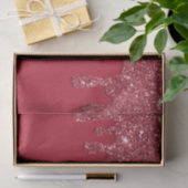 Red Glitter Drip Tissuepapier (Geschenk)