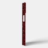 Red Glitter Effect 2 Case-Mate iPhone Case (Achterkant / Rechts)