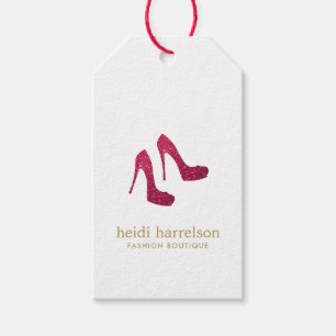 Red Glitter Heels Boutique Mode Cadeaulabel