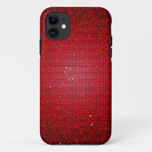 Red Glitter iPhone 5 Mate Barely There™ Hoesje