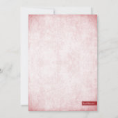 Red Glitter Kijk Bachelorette Kaart (Achterkant)