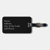 Red Glitter Lip 💋 Makeup Artist Bagagelabel (Achterkant horizontaal)