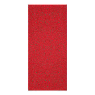 Red Glitter & Matte 4″×9″ Aangepaste Rack Kaarten