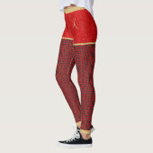 Red Glitter Shorts, Red Black Pattern, Monogram Leggings (Links)