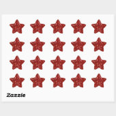 Red Glitters Sticker (Vel)