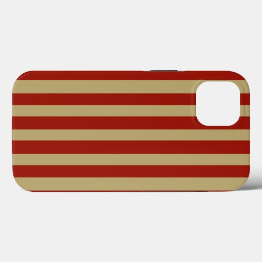 Red Gold Case-Mate iPhone Case (Achterkant (horizontaal))