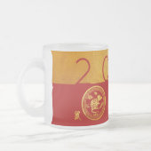 Red Gold Chinese Rat coupé en papier 2020 FG Mug (Gauche)