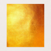 Red Gold Chinese Tiger coupé en papier 2022 FBC (Inside Unfolded)