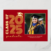 Red Gold College - Faire-part photo (Recto)