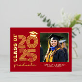 Red Gold College - Faire-part photo (Debout devant)