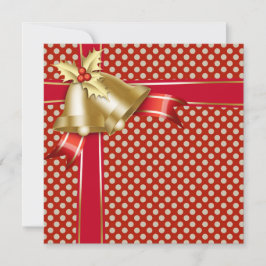 Red Gold Dot kerstfeest Kaart