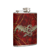 Red Gold Dragon Heupfles (Rechts)