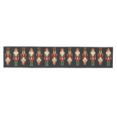 Red Gold en Red Gold Green Nutcrackers Medium Tafelloper (Horizontaal)