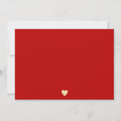 Red Gold Galentine's Day Dinner Invitation (Dos)