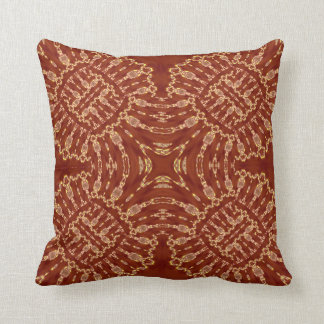 Red Gold Geometric Sierkussen