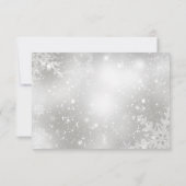 Red & Gold Holly Baubles Fête de Noël RSVP (Dos)