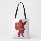 Red & Gold Père Noël Sac de jouets Vous feriez mie (Devant)