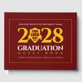 Red Gold School College University Afstuderen Gastenboek (Voorkant)