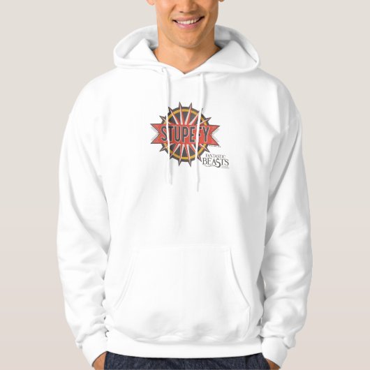 Red & Gold Stupefy Spell Graphic Hoodie (Voorkant)