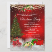 Red Gold Xmas - kerstfeest Kaart (Voorkant)